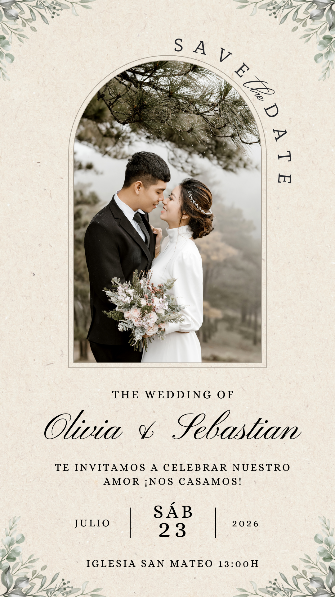 Plantilla Editable - Modelo Sebastián